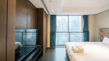 Apartamento superluxo, vista para a cidade | Wi-Fi de cortesia