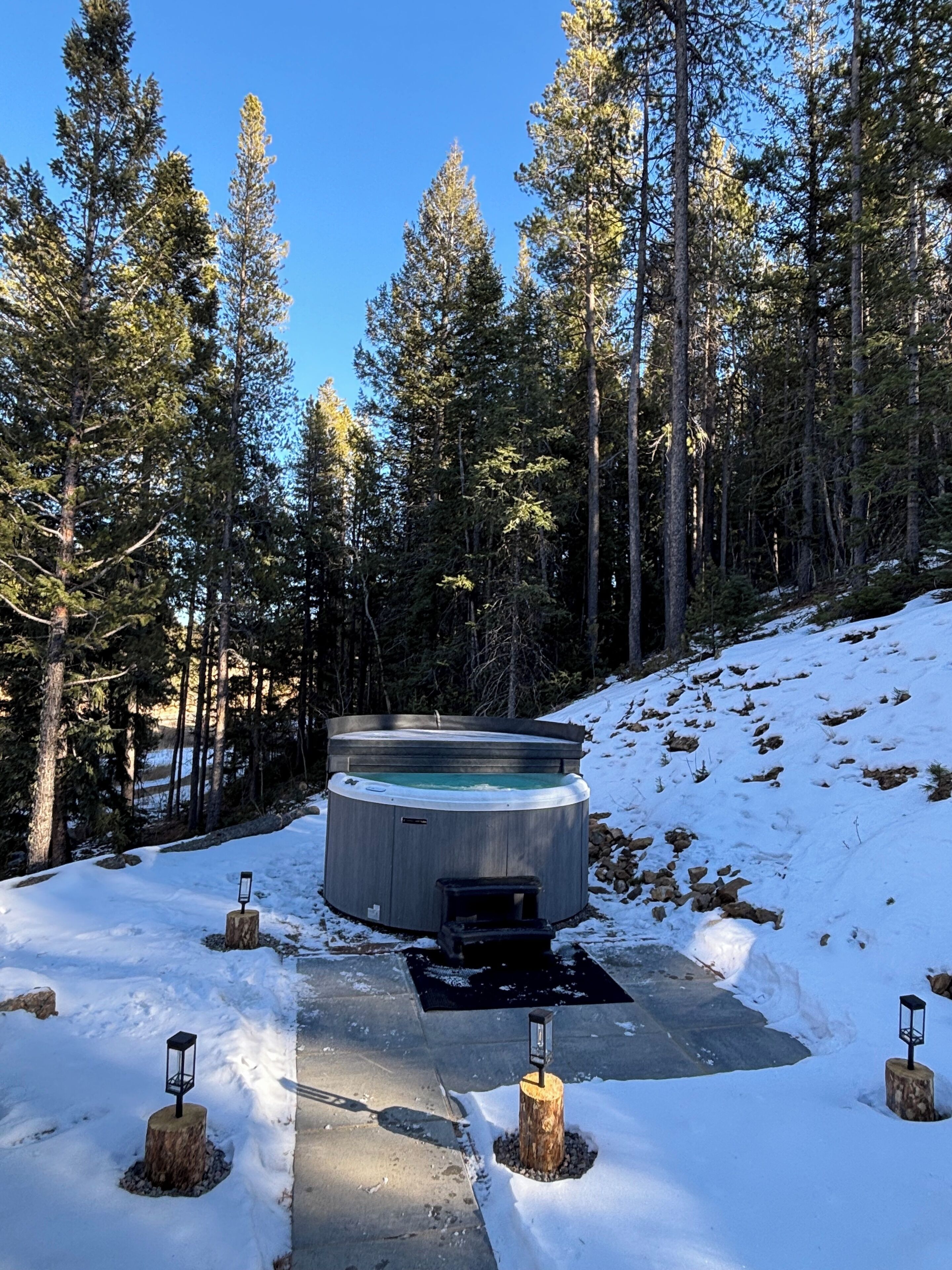 Bain à remous extérieur