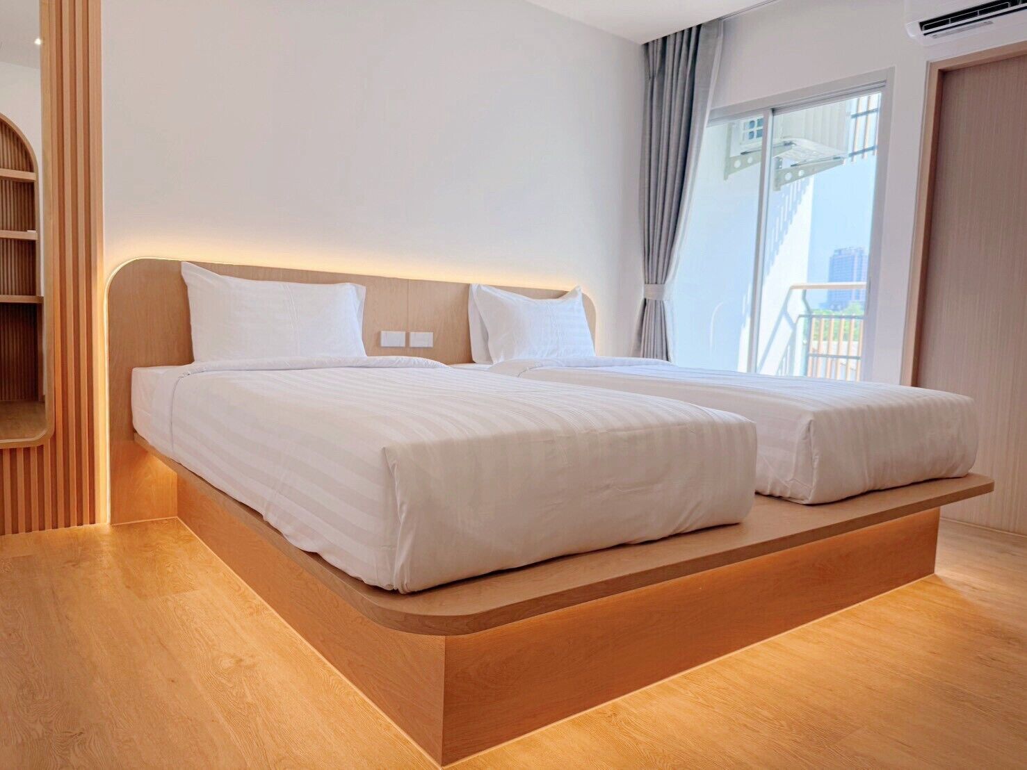 Deluxe Twin kamer | Uitzicht vanuit de kamer