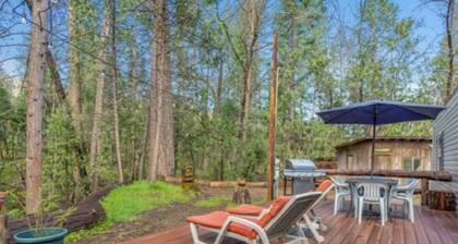 The Little House in the Big Woods, a creekside cottage near Yosemite.