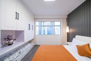 Superior Apartment, 3 Bedrooms, Non Smoking, City View | Desk, laptop workspace, iron/ironing board, free WiFi - Tyms Modern 3BR Apartment Near Metro (Shanghai)