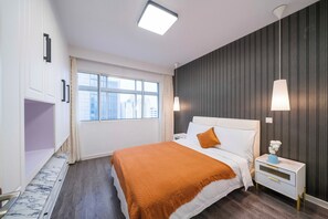 Superior Apartment, 3 Bedrooms, Non Smoking, City View | Desk, laptop workspace, iron/ironing board, free WiFi - Tyms Modern 3BR Apartment Near Metro (Shanghai)