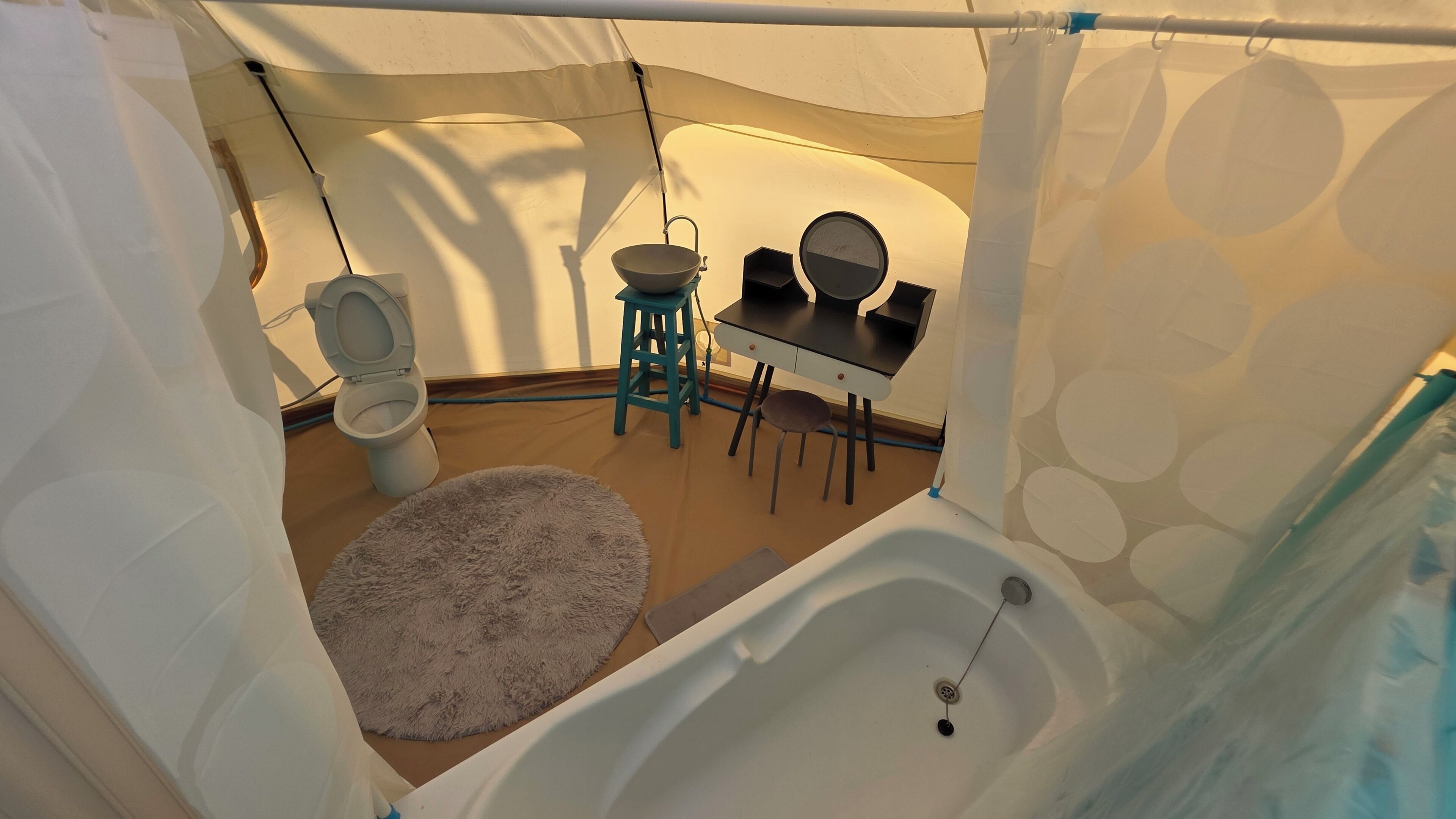 Tent Pumpkin Twin Fan | Bad | Håndklær, såpe og sjampo