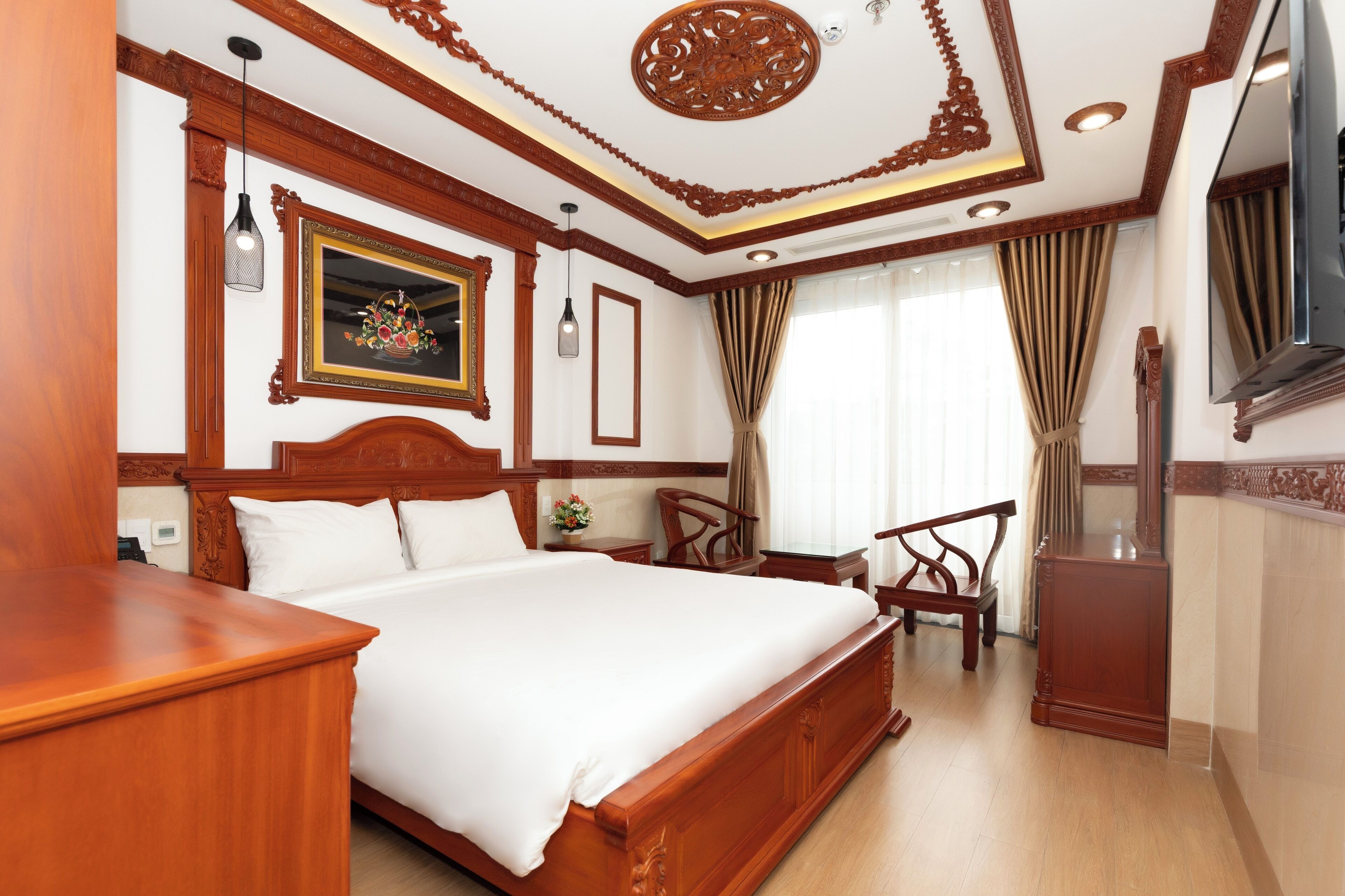 Deluxe-Doppelzimmer | Schreibtisch, laptopgeeigneter Arbeitsplatz, kostenloses WLAN