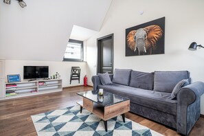 Living area - Cozy Central Attic SELF Check In J17A (Vilnius)