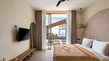 Deluxe Villa, 2 Bedrooms, Private Pool, Pool View | Premium bedding, in-room safe, iron/ironing board, free WiFi