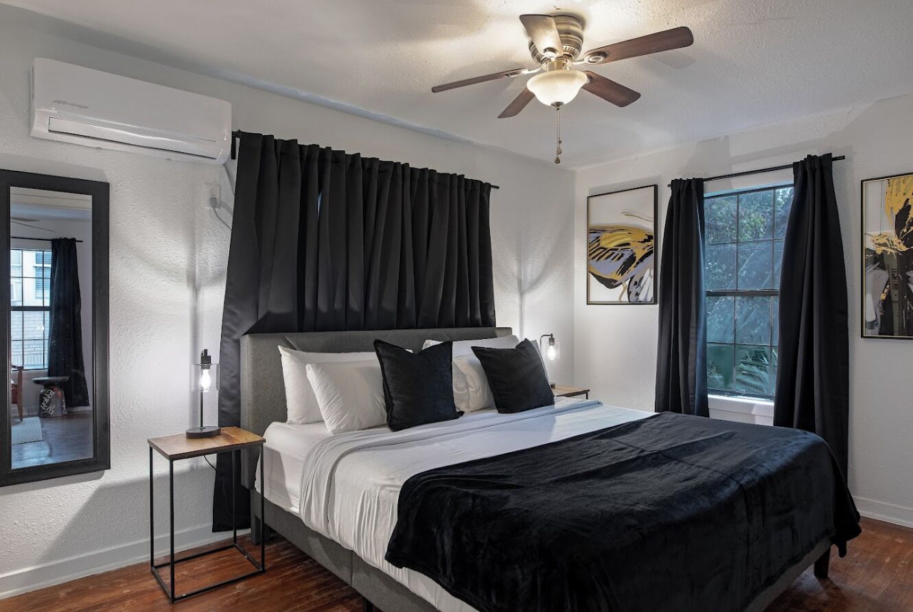 Desk, iron/ironing board, travel cot, free WiFi