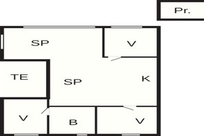 Floor plan - 4 Star Holiday Home in Hals (Hals)