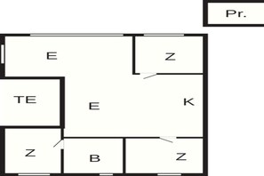 Floor plan - 4 Star Holiday Home in Hals (Hals)