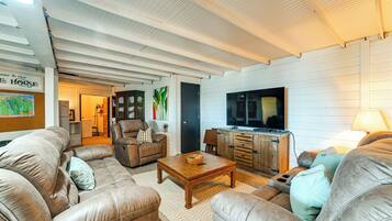 TV, books, video library