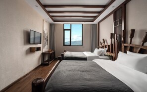 Standard Twin Room, Courtyard View | Premium bedding, down comforters, pillowtop beds, individually decorated - Lijing Gemmer Hotel (Lijiang)