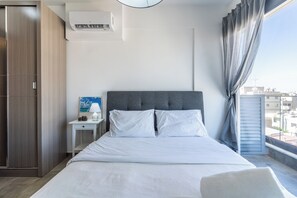 Apartemen, pemandangan kota | Seprai katun Mesir, seprai premium, dan didekorasi berbeda-beda