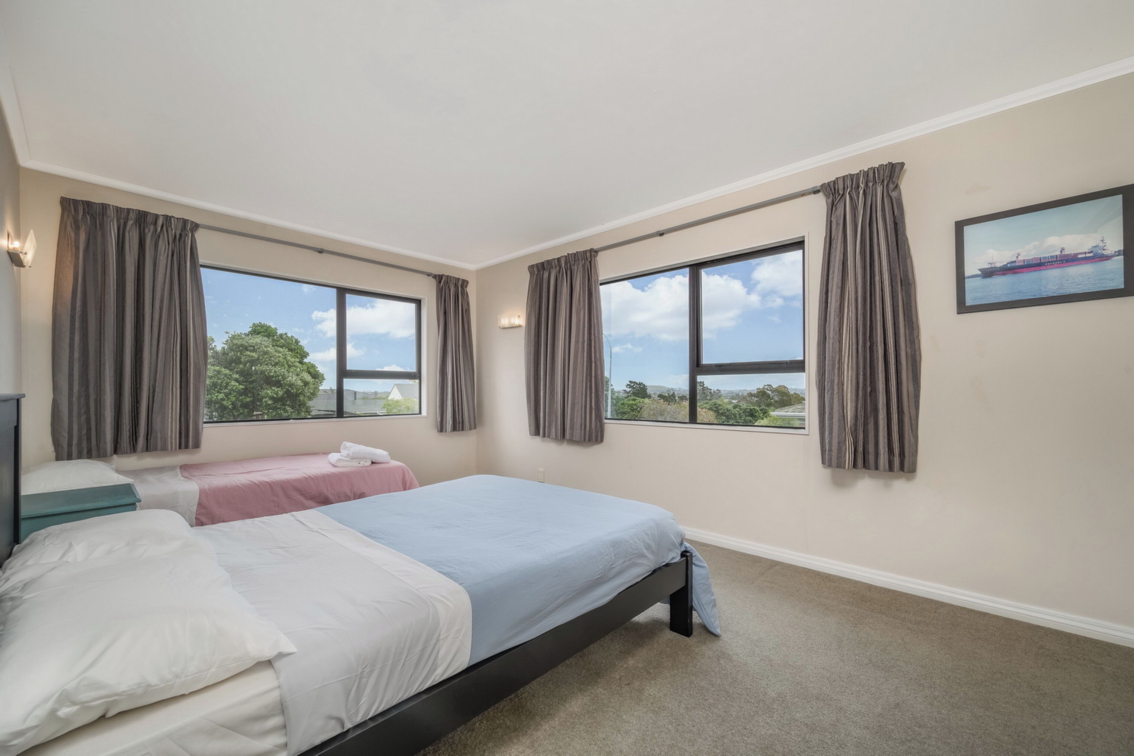 Desk, iron/ironing board, travel cot, free WiFi