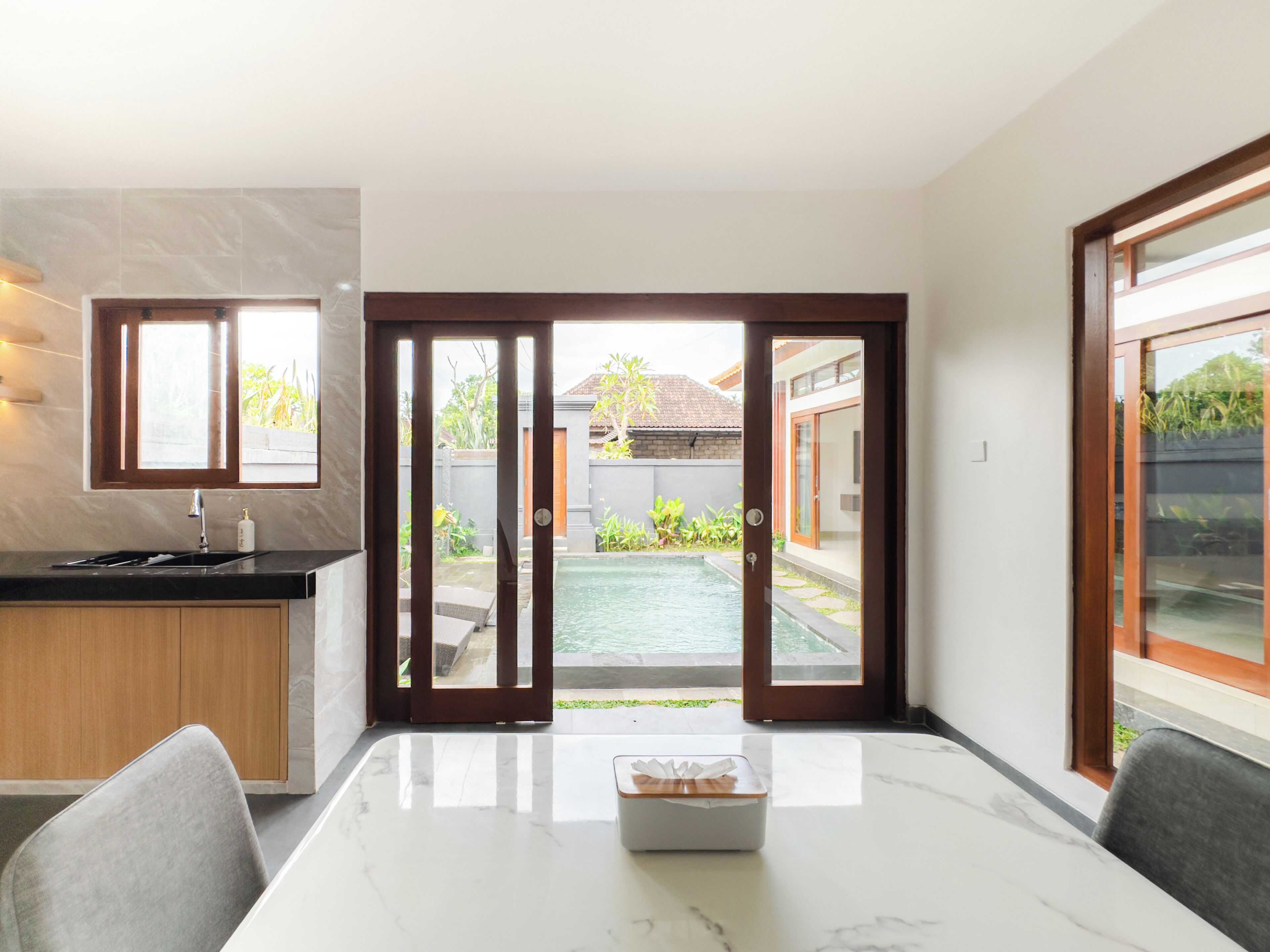 Villa, 2 Schlafzimmer, eigener Pool | Innenbereich