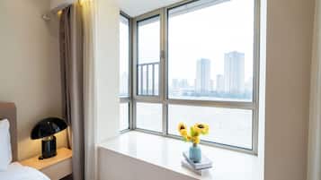 Superior appartement, 2 slaapkamers, uitzicht op de stad | Interieur