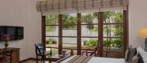 Chambre Double, vue jardin