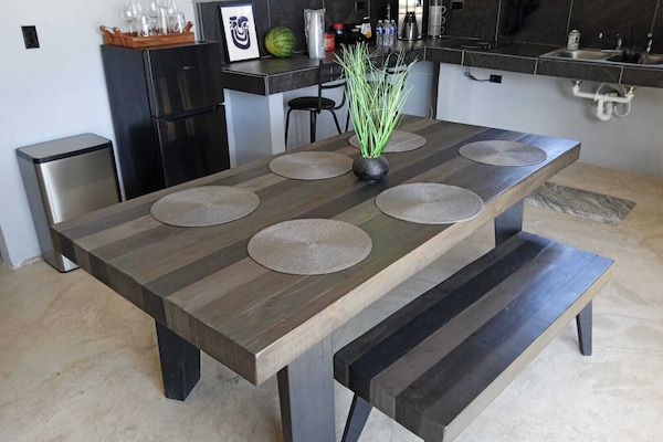 Comfort studio suite, balkon, uitzicht op tuin | Privékeuken