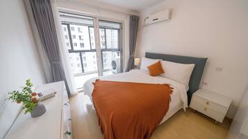 Superior Apartment, 2 Bedrooms, Balcony, City View | Desk, laptop workspace, free WiFi