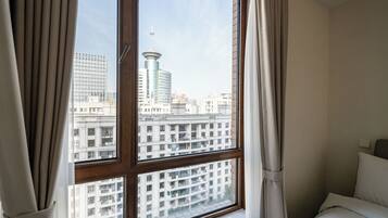Superior Apartment, 2 Bedrooms, Balcony, City View | Desk, laptop workspace, free WiFi