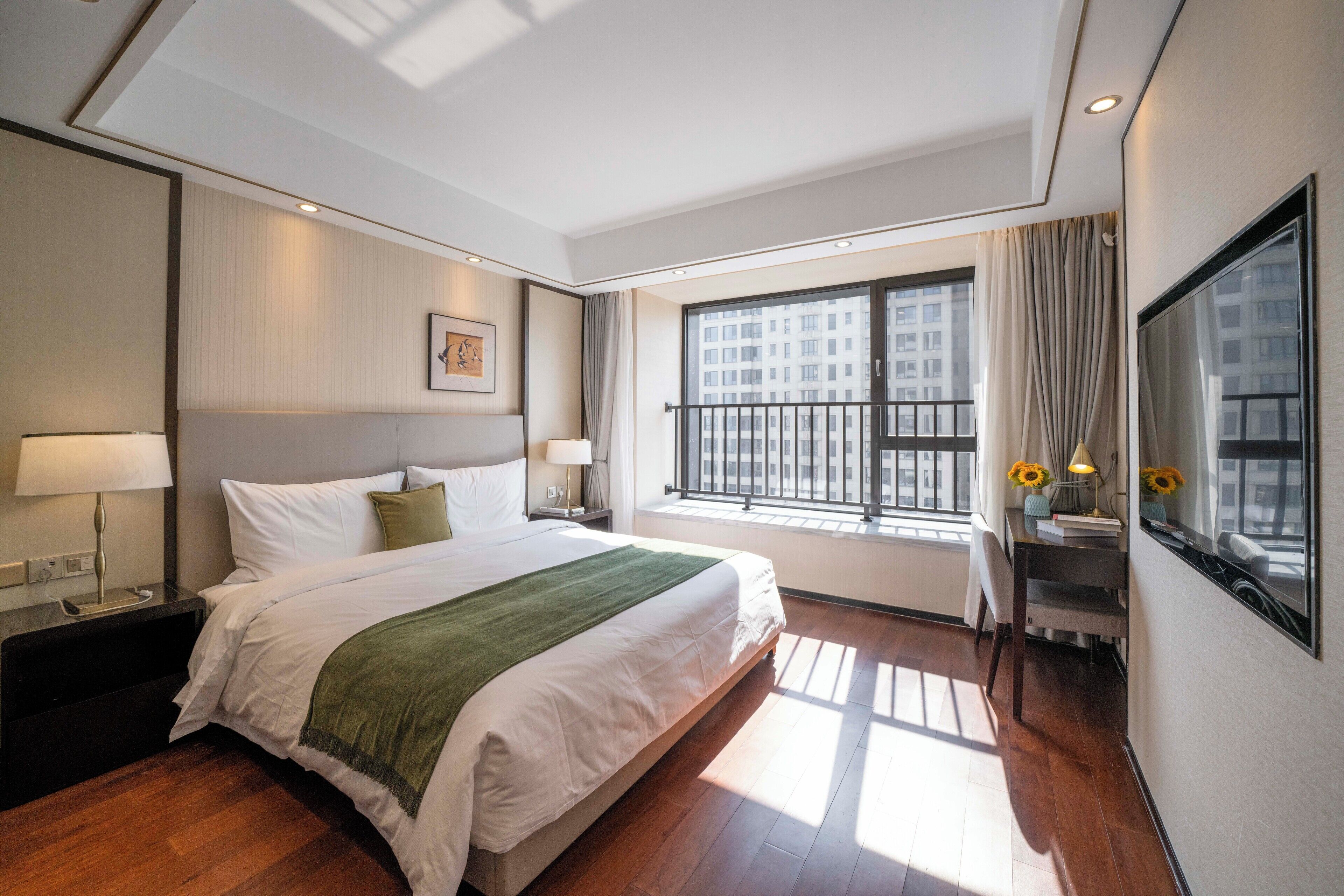 Superior Apartment, 3 Bedrooms, Balcony, City View | Desk, laptop workspace, free WiFi