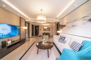 Living area - Tyms Gubei Apt 2BR Apt Near Takashimaya (Shanghai)