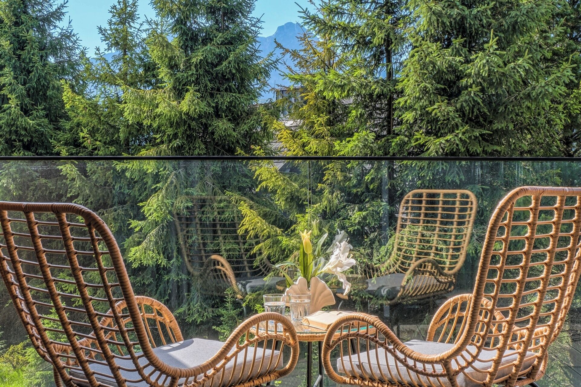 Comfort studio suite, uitzicht op bergen | Terrein van de accommodatie