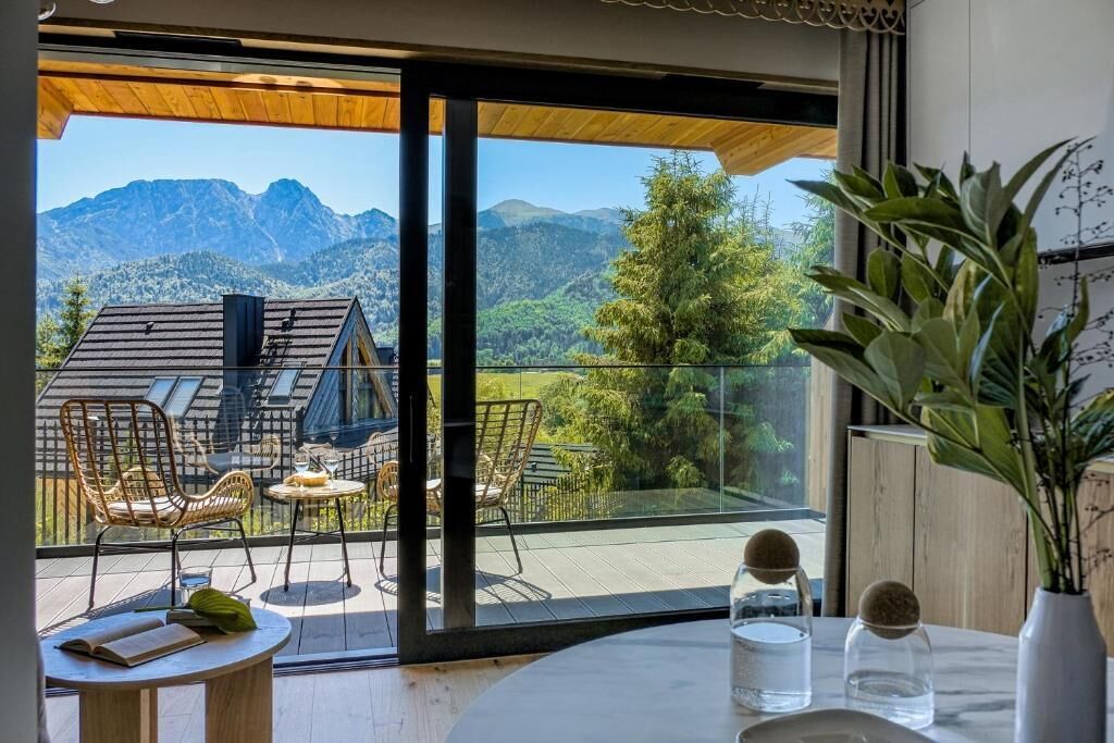 Comfort appartement, uitzicht op bergen | Dineren