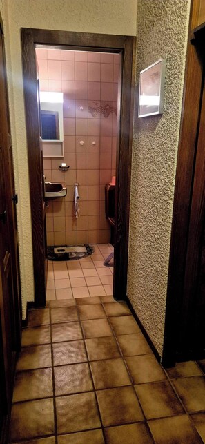 Douche, sèche-cheveux