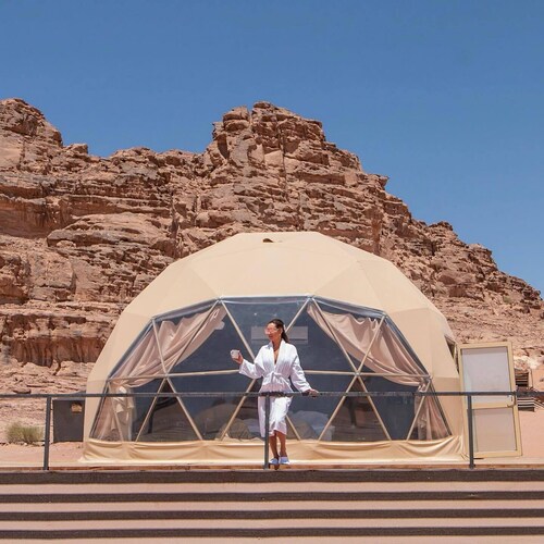 A luxurious experience under the stars of Wadi Rum ✨