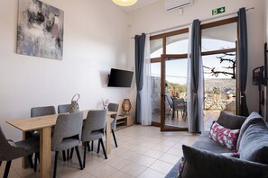 Living area - Karoti 8,  2-bedroom house with common pool (88HX+VG Karoti, Greece)
