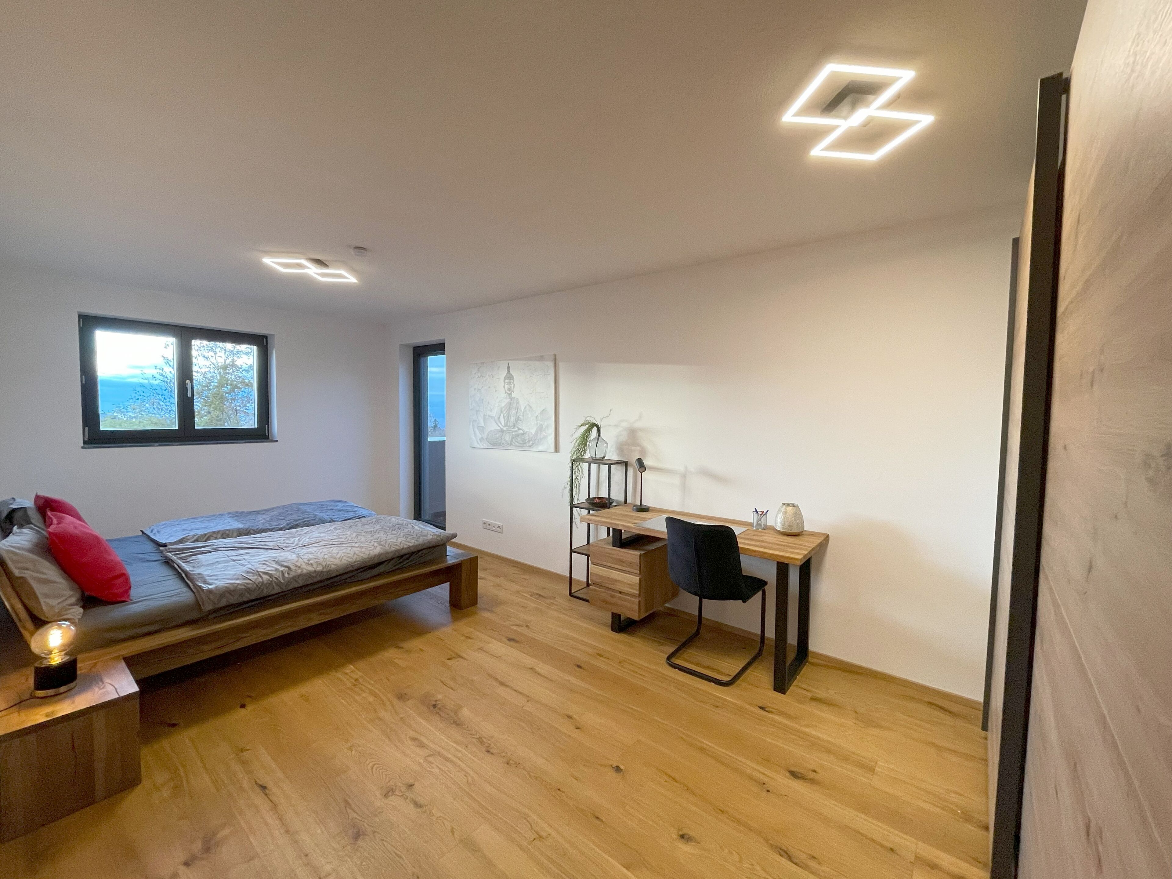 Nhà Duplex, ban công, quang cảnh hồ | Màn/rèm cản sáng, truy cập Internet không dây miễn phí 