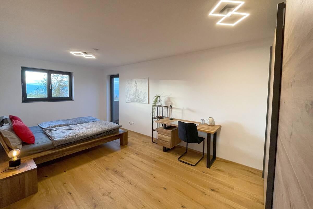 Maisonette, Balkon, Seeblick | Verdunkelungsvorhänge, kostenloses WLAN