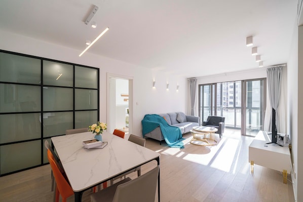 Living area - Tyms Xujiahui 2BR Apt Near Metro (Shanghai)