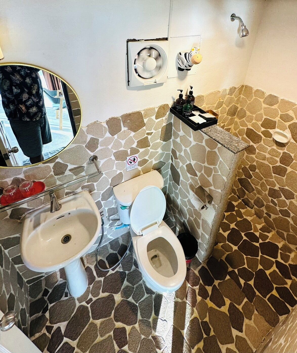 Villa, Balcony, Sea View | Bathroom | Free toiletries, hair dryer, towels, soap