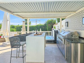 Terrace/patio - Villa with private pool and hot tub Mijas Costa (Mijas Costa)
