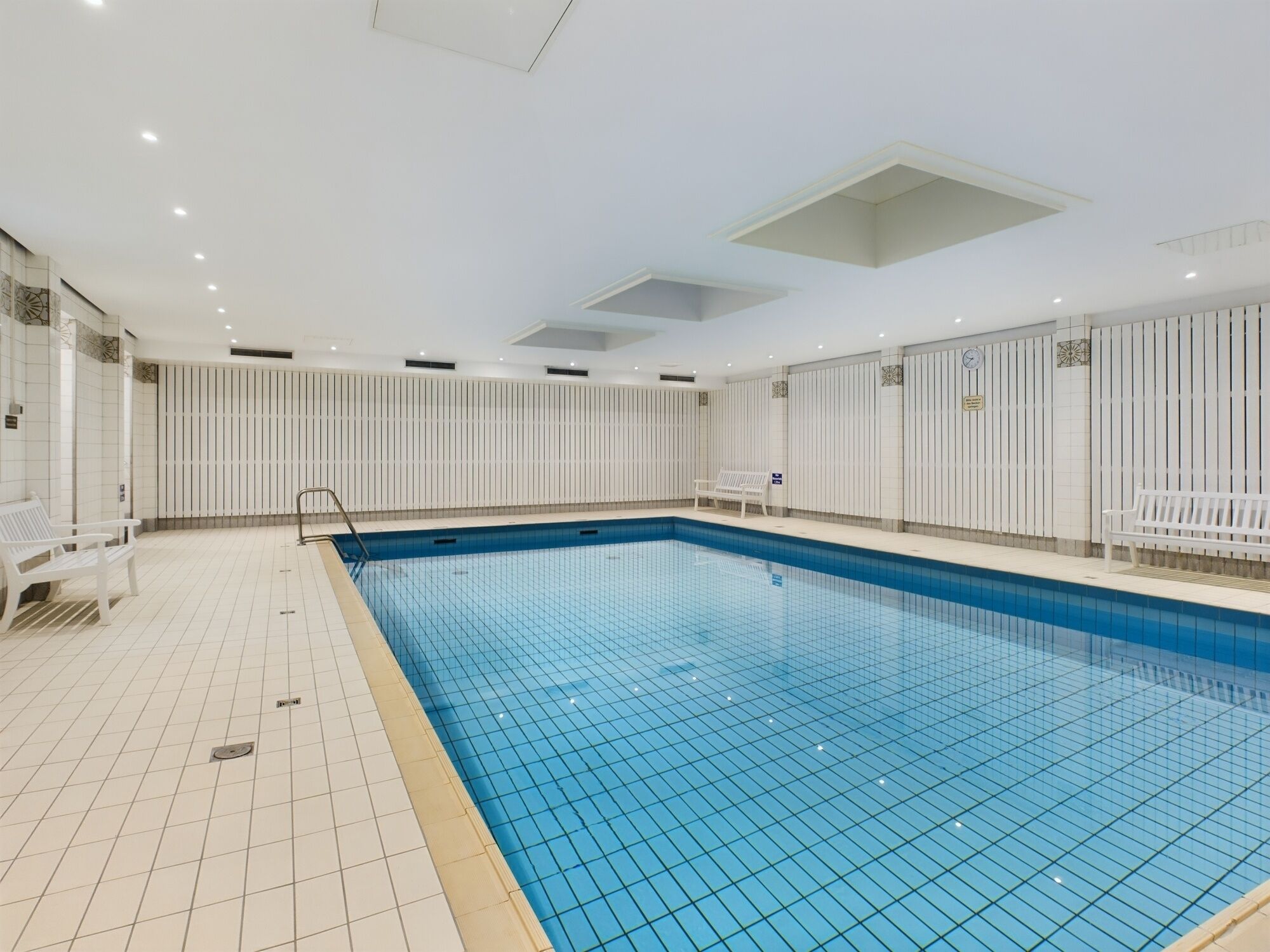 Indoor pool, a heated pool