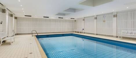 Indoor pool, a heated pool