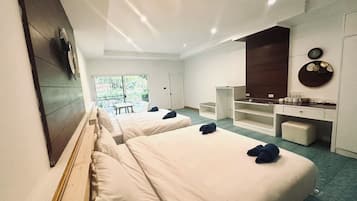 Classic Villa, Balcony, Garden View | Desk, laptop workspace, free WiFi