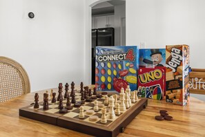 Vila família, vista para o jardim | Opções para refeição