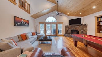 Smart TV, video games, foosball, offices