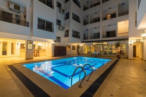 Una piscina techada