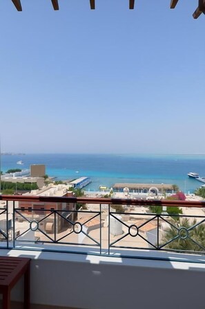 Senior Suite, Sea View | Terrace/patio
