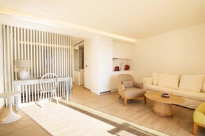 Living area - Glyfada Glow Suite Ground floor by Corfuescapes (Corfu, Ionan Island)
