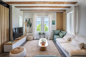 Living area - Azure: exceptional lake view l large terrace l 3 bedrooms, in Veyrier du Lac (Veyrier-du-Lac)