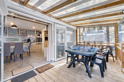 Quiet 4-Star Mobile Home for 6 Guests – Bois Dormant