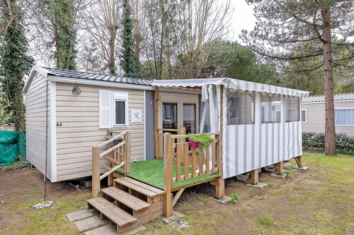 Mobile Home au calme 6 personnes bois dormant 4 étoiles