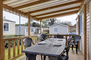 Outdoor dining - Mobile Home for 6 People – Bois Dormant, Saint Jean de Monts (Saint-Jean-de-Monts)