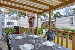 Outdoor dining - Mobile Home for 6 People – Bois Dormant, Saint Jean de Monts (Saint-Jean-de-Monts)