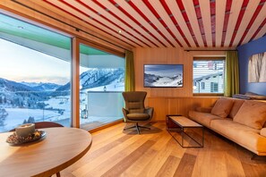 Deluxe-suite - balkon - bjergudsigt | Udsigt fra værelset