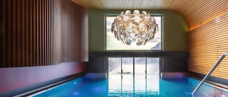 Indoor pool, outdoor pool